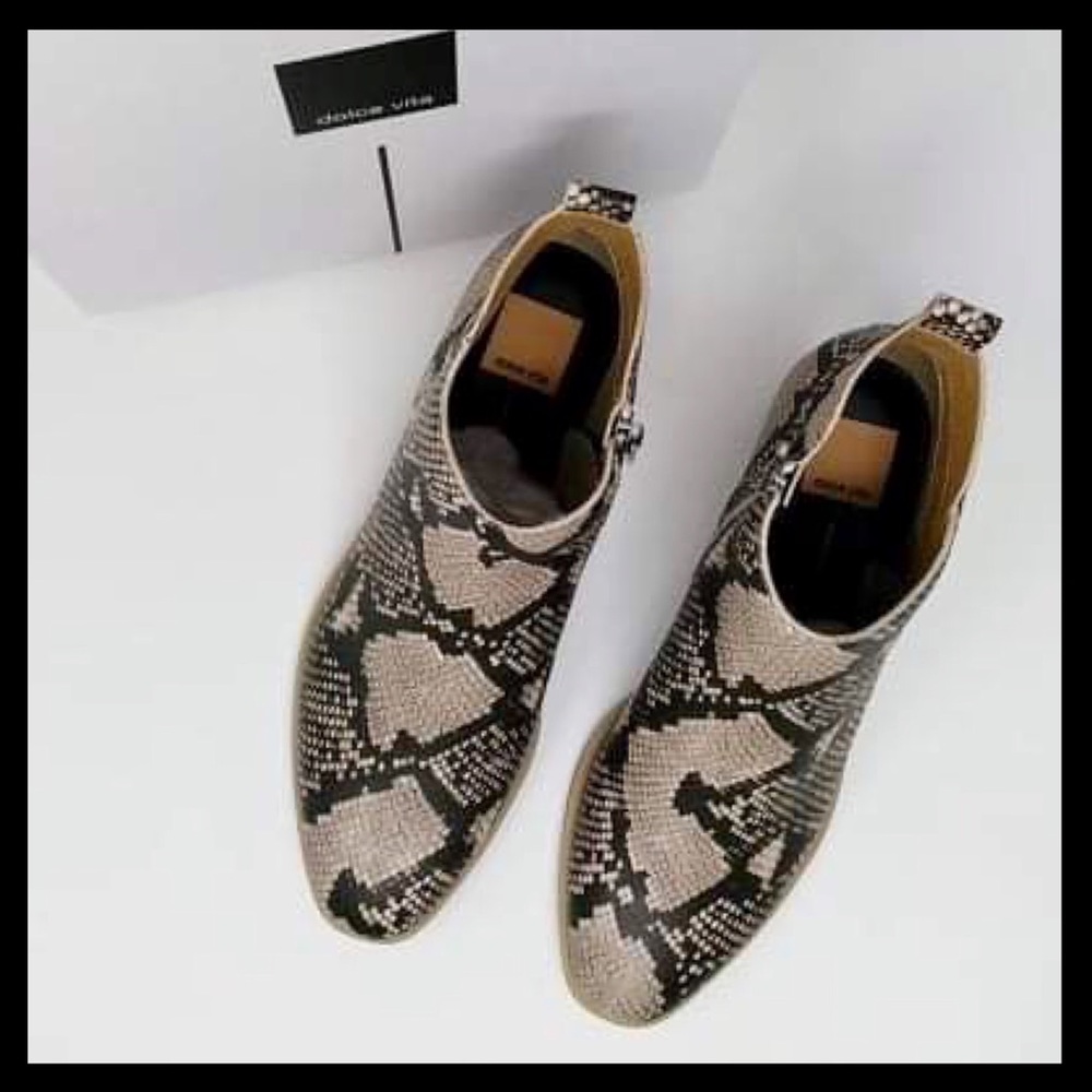 DOLCE VITA Westa Booties Snake Print Stella - Picture 3 of 10